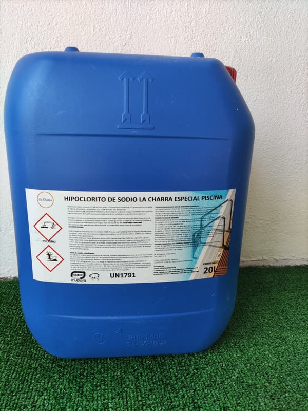 hipoclorito de sodio especial piscinas